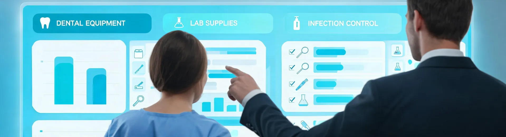 Healthcare procurement command dashboard