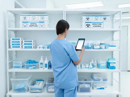 Community clinic supply room
